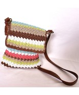 Women&#39;s Pocket Book Crochet Cross Body Sling Bag with Flap - €17,17 EUR