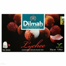 Dilmah LYCHEE tea- 20 tea bags- Made in Germany FREE US SHIPPING - $9.36
