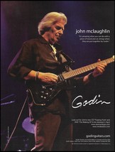 John McLaughlin 2008 Godin Freeway SA guitar ad 8 x 11 advertisement print 1AA - $4.01