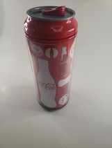 Cool Gear Coca Cola 16oz Tumbler Slider Lid, Logo Signs, Red Metallic 2013 - £15.43 GBP