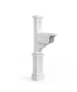 5810W 6-1/2 Width White Polyethylene Dover Mailbox Post - $340.01 CAD