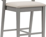 Furniture Dresden Wood Counter Height Stool, Distressed Gray - $203.99
