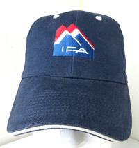 IFA Intermountain Farmers Association Hat Blue Embroidered Logo Strapbac... - $9.85