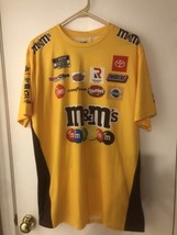 Kyle Busch #18 Yellow Two Sided Crew Shirt XL MINT NASCAR - £19.78 GBP
