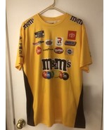 Kyle Busch #18 Yellow Two Sided Crew Shirt XL MINT NASCAR - £19.46 GBP