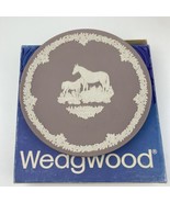 Vintage 1981 Lilac &amp; White 6.5&quot; Wedgewood Horse Foal Plate Mother&#39;s Day ... - £32.86 GBP