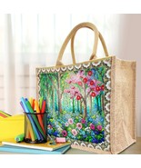 Forest Garden Design Shopping Bag Handbag Diamond Jewel Art Painting COMPLETED - $21.99