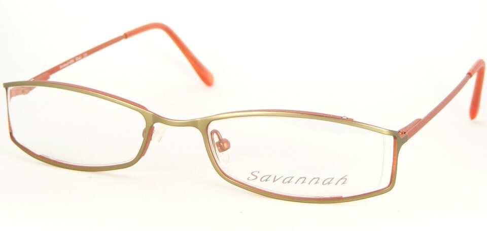 NEW Savannah 4056 Khaki Eyeglasses EYEGLASSES GLASSES METAL FRAME 51-19-... - $25.74