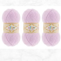 Alize Baby Best Yarn 90% Anti-Pilling Acrylic 10% Soft Bamboo Blend Crochet Hand - £13.23 GBP