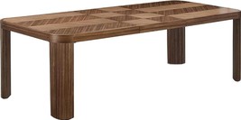Dining Table Woodbridge Bataan Rectangular Top Concave Legs Paldao Hard - £5,059.12 GBP