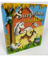 Vintage Tell-a-Tales 1955 SURPRISE IN THE BARN Hardcover Book Whitman 25... - £31.07 GBP