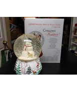 Christmas Is Forever &quot;Snowman Glitter Light Music Globe&quot; 5.5&quot;X 4&quot;X 4&quot; NEW - $789.23 MXN