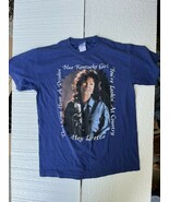 vtg Loretta Lynn blue Kentucky girl country home a Drinkin tour t shirt ... - $40.43 CAD