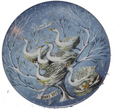 Haviland Limoges Twelve Days of Christmas - Six Geese a Laying Collector Plate b - £19.05 GBP
