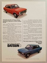1970 Print Ad The 1971 Datsun Lil Something 1200 2-Door Sedan & 510 Model - $14.36