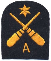 Vintage UK Royal Navy RN Anti-Aircraft Rating 1st Class Embroidered Felt... - $8.00