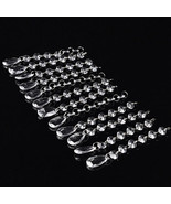 50pcs Acrylic Crystal Beads Manzanita Hanging Strand Wedding Centerpiece... - £19.70 GBP