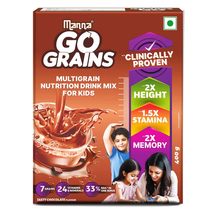 Manna Go Grains - Multigrain Instant Drink Mix - 400g Pack (Chocolate Fl... - $39.19