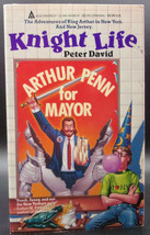 Peter David KNIGHT LIFE First edition PBO Fantasy Arthurian Election Comic Humor - £14.21 GBP