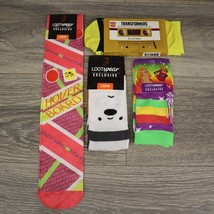 Loot Crate Wear X4 Pairs Sci-Fi Mix and Match Adult Non-Slip Socks - £23.64 GBP