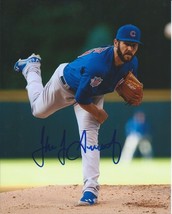 Jake Arrieta Signed Photo 8X10 Rp Autographed Chicago Cubs Baseball ! - £15.74 GBP