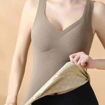 Thermal Shirts for Women V Neck Self Heating Sleeveless Tops - L to 3XL - $29.39