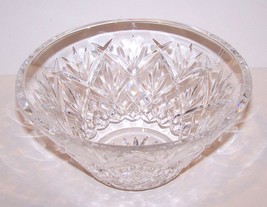 STUNNING VINTAGE SIGNED WATERFORD CRYSTAL BEAUTIFULLY CUT 7 3/4&quot; BOWL - $74.04