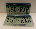 Colorado License Plates Pair 150 - RXR - £35.55 GBP