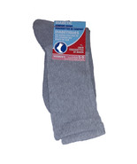  Diabetic Socks for Women 3-Pack   Gray Comfort Crew Socks for Diabetics... - $17.40