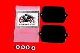 94-03 Kawasaki Ninja ZX9 Exhaust Emissions Plate AIS Smog PAIR Block Off... - £22.03 GBP