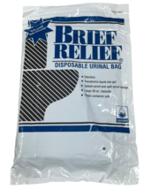 Lot of 10 Brief Relief BR608 Disposable Urinal Bags Large 20oz Emergency... - $29.99
