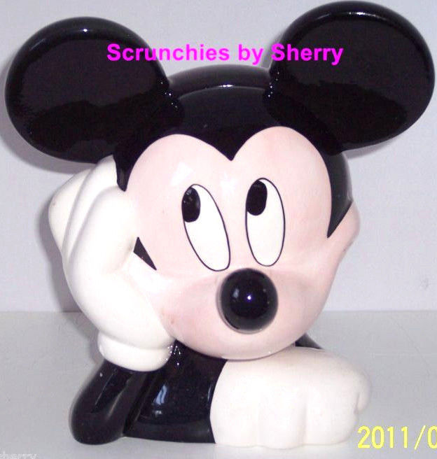 Disney Mickey Mouse Cookie Jar Treasure Craft Pfaltzgraff Vintage - $69.95