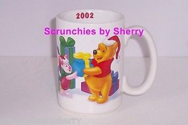  Disney Store Pooh Eeyore Tigger Piglet Coffee Mug Cup Christmas 2002 Retired - $49.95