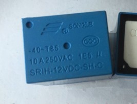 2pcs SRIH-12VDC-SH-C, 12VDC Relay, SONGLE Brand New!!! - $6.00