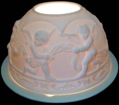 Jade Porcelain Candlelight Cherub Vatican Collection - £28.92 GBP