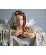 RENAISSANCE ANGEL in WHITE &amp; GOLD REAL FABRIC GOWN New. - £25.16 GBP