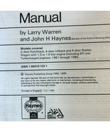 Haynes 789 Ford Escort &amp; Mercury Lynx Gas Engines 1981-1985 Repair Manual - $13.53 CAD