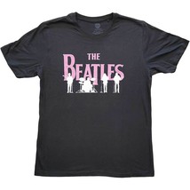 The Beatles Band Silhouettes Black Official Tee T-Shirt Mens Unisex - £26.96 GBP