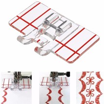 Clear Top-Load Border Guide Presser Foot For Brother Singer Janome Babylock And  - £10.19 GBP