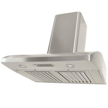 Brillia 30-Inch Wall Mount Range Hood, 3-Speed, 680 Cfm, Fits Ceiling Height 7.5 - £858.07 GBP