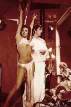 Raquel Welch full length in burlesque bra &amp; panties with Peter Cook 4x6 inch pho - £3.73 GBP