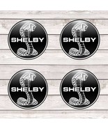 4X50 MM Silikone Stickers Ford shelby domed for wheel rim center caps - £10.22 GBP