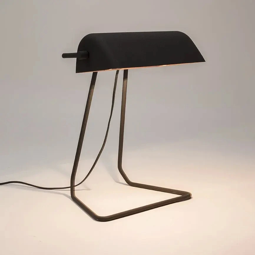New Black Fashionable Desk Lamp Nordic Metal Living Room Decoration Desk... - $741.76+
