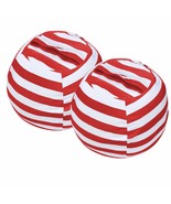 2 Pcs Stuffed Animal Storage Bean Bag Chair Cover, Cotton Canvas Beanbag... - $40.99