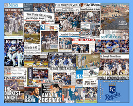 KC Royals 2015 World Series Newspaper Collage Print. 8x10&quot; or 16x20&quot; Print - $20.00+