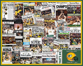 Green Bay Packers 2011 Superbowl Newspaper Collage - £15.73 GBP