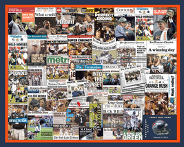 Denver Broncos NFL 2016 Super Bowl Newspaper Collage Print Art. 8x10&quot; or... - £11.98 GBP+