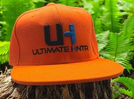 Ultimate Hntr Snapback Hat Hunter Orange Logo Adjustable Crown - $14.89