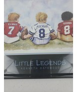 Little Legends by Kenneth Gatewood Elway Aikman Young Framed Picture 10&quot;... - £17.47 GBP