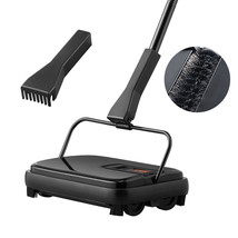 VEVOR Carpet Sweeper Floor Sweeper Manual 7.87 in Sweeping Paths Non Electric - £35.27 GBP